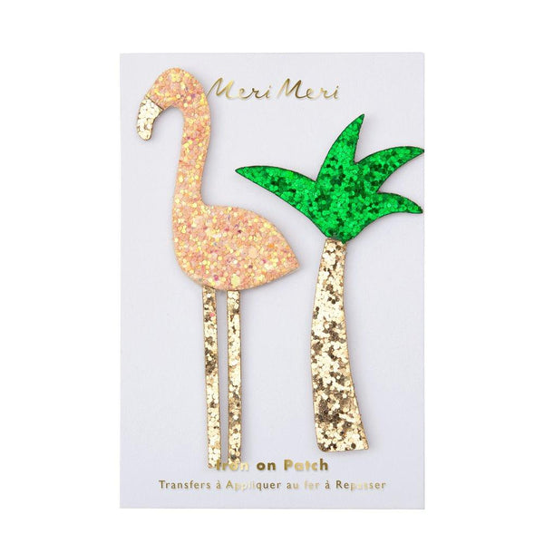 Glitter Tropical Patches (set of 2)