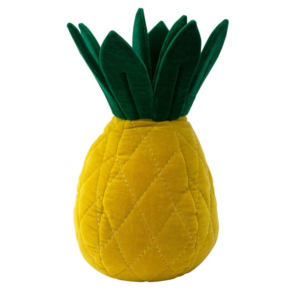 Pineapple Velvet Cushion