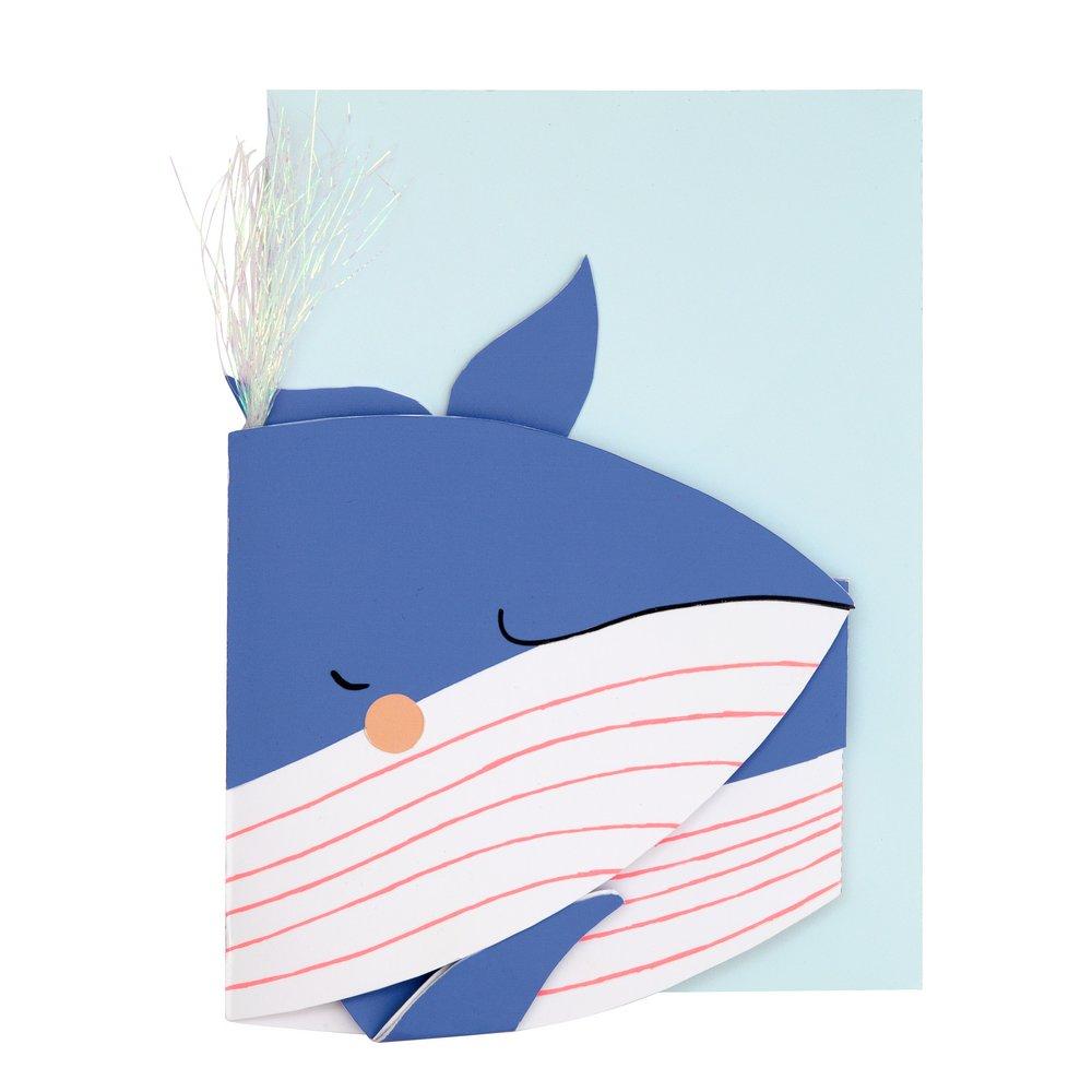 Whale Stand-Up Card