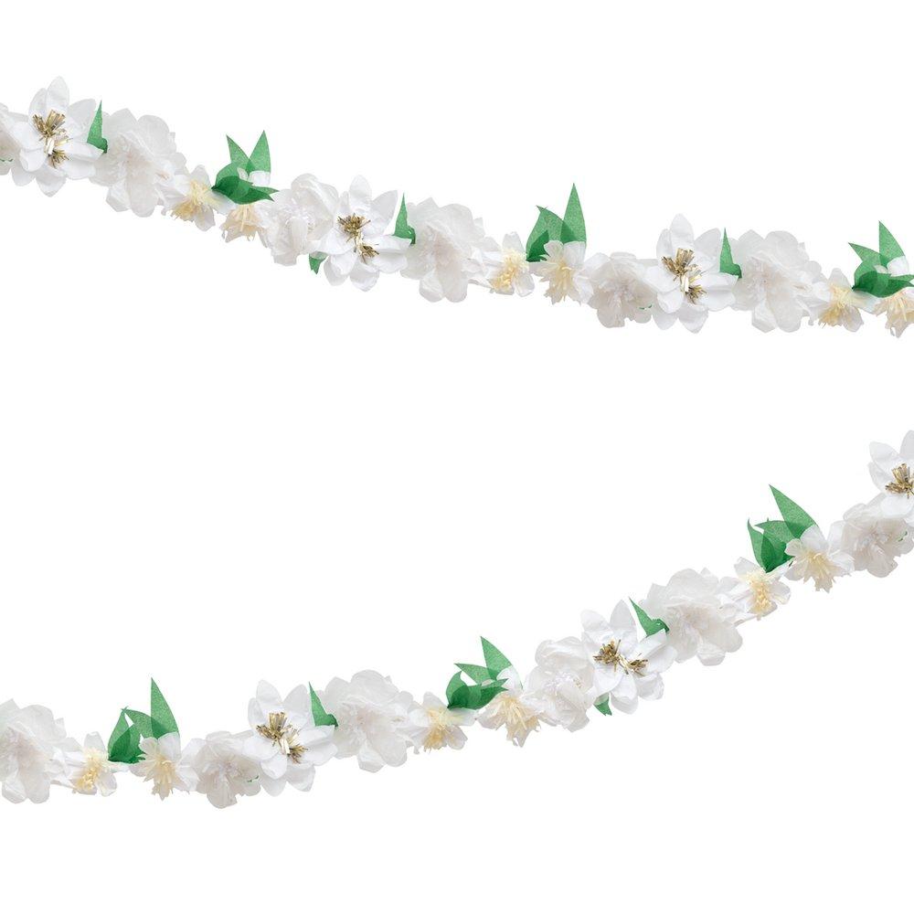 White Blossom Garland