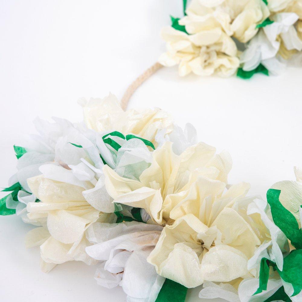 White Blossom Garland