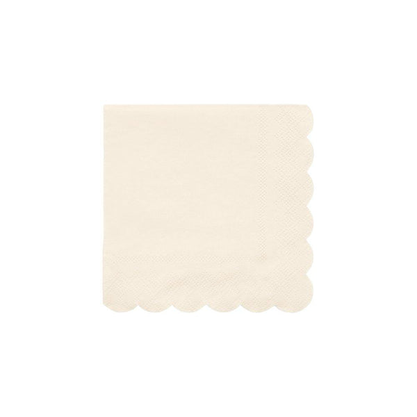 Cream Small Napkins (set of 20)