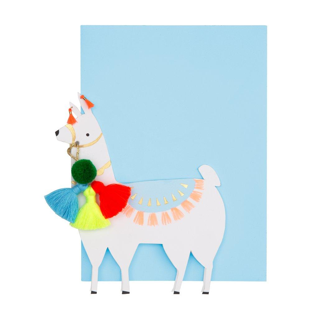 Llama Stand-Up Card