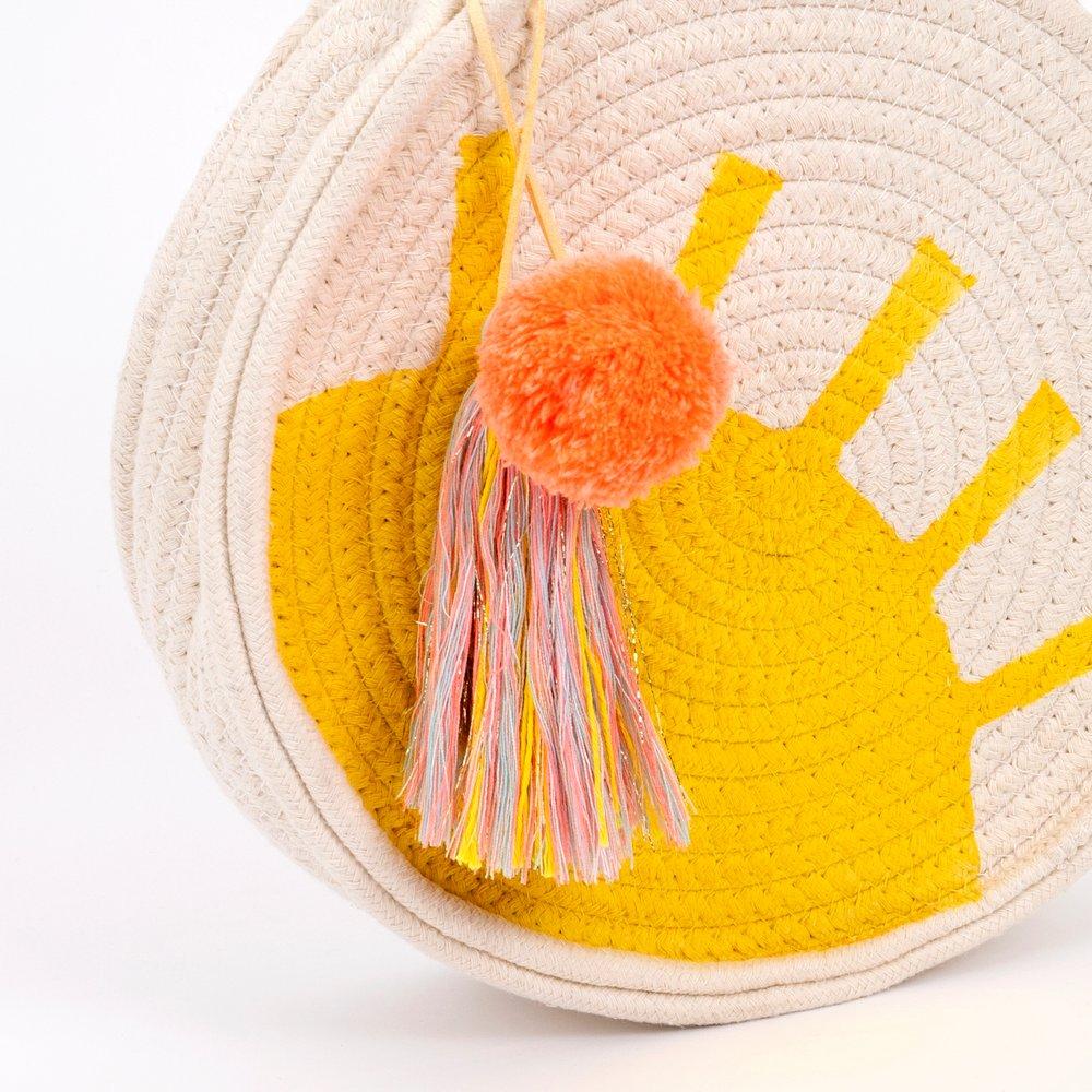 Sun Woven Cotton Rope Bag