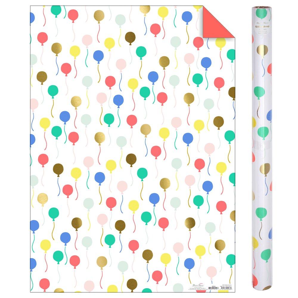 Balloon Gift Wrap Roll (set of 3 sheets)