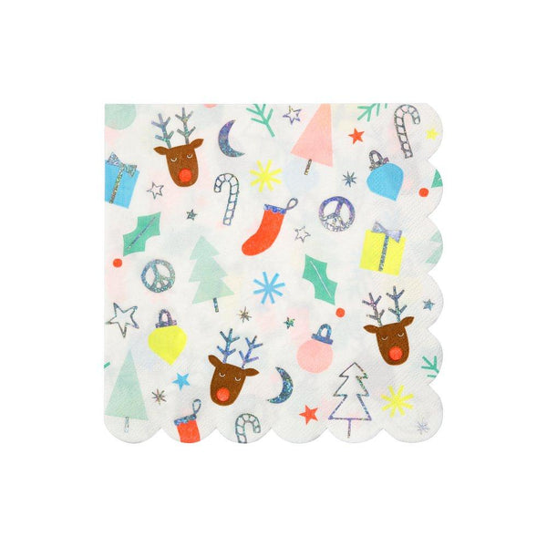 Festive Fun Large Napkins (set of 16)