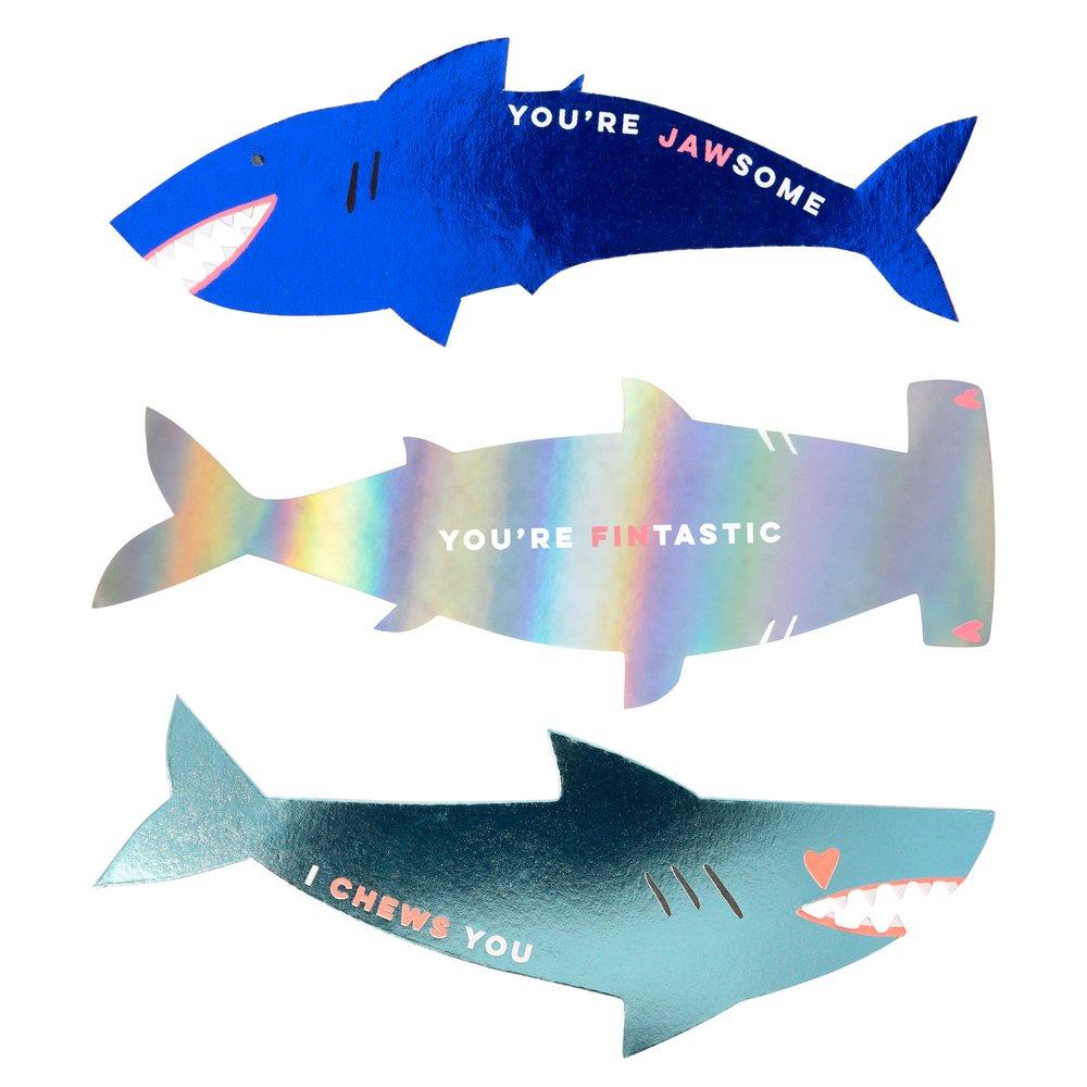 Shark Sticker Love Notes (set of 24)