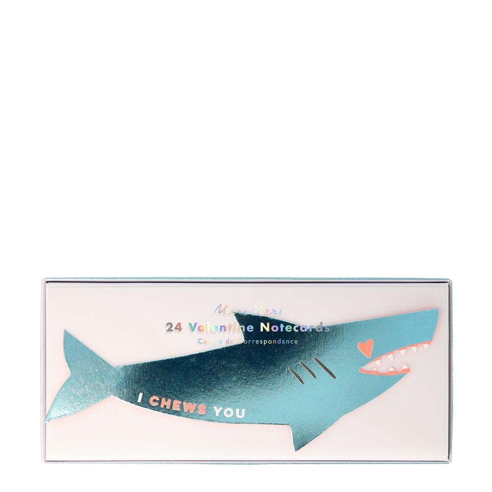 Shark Sticker Love Notes (set of 24)