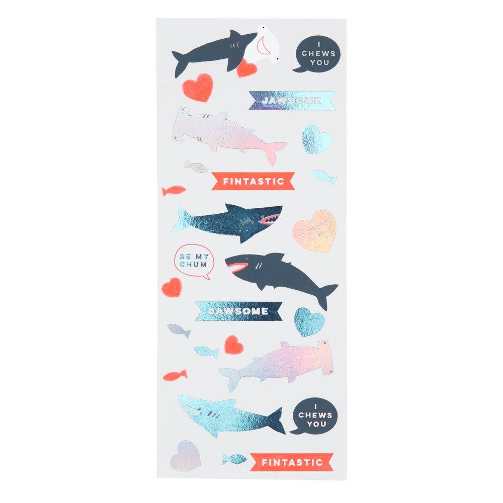 Shark Sticker Love Notes (set of 24)