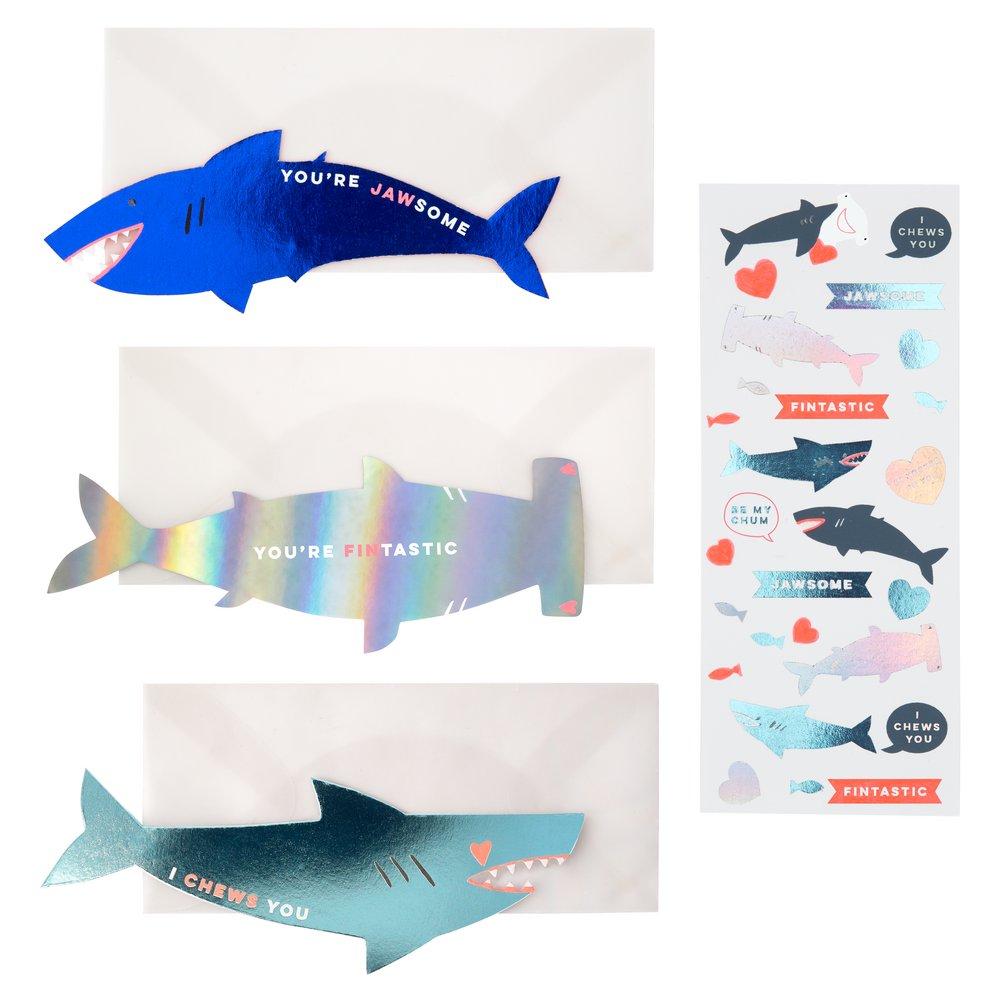 Shark Sticker Love Notes (set of 24)