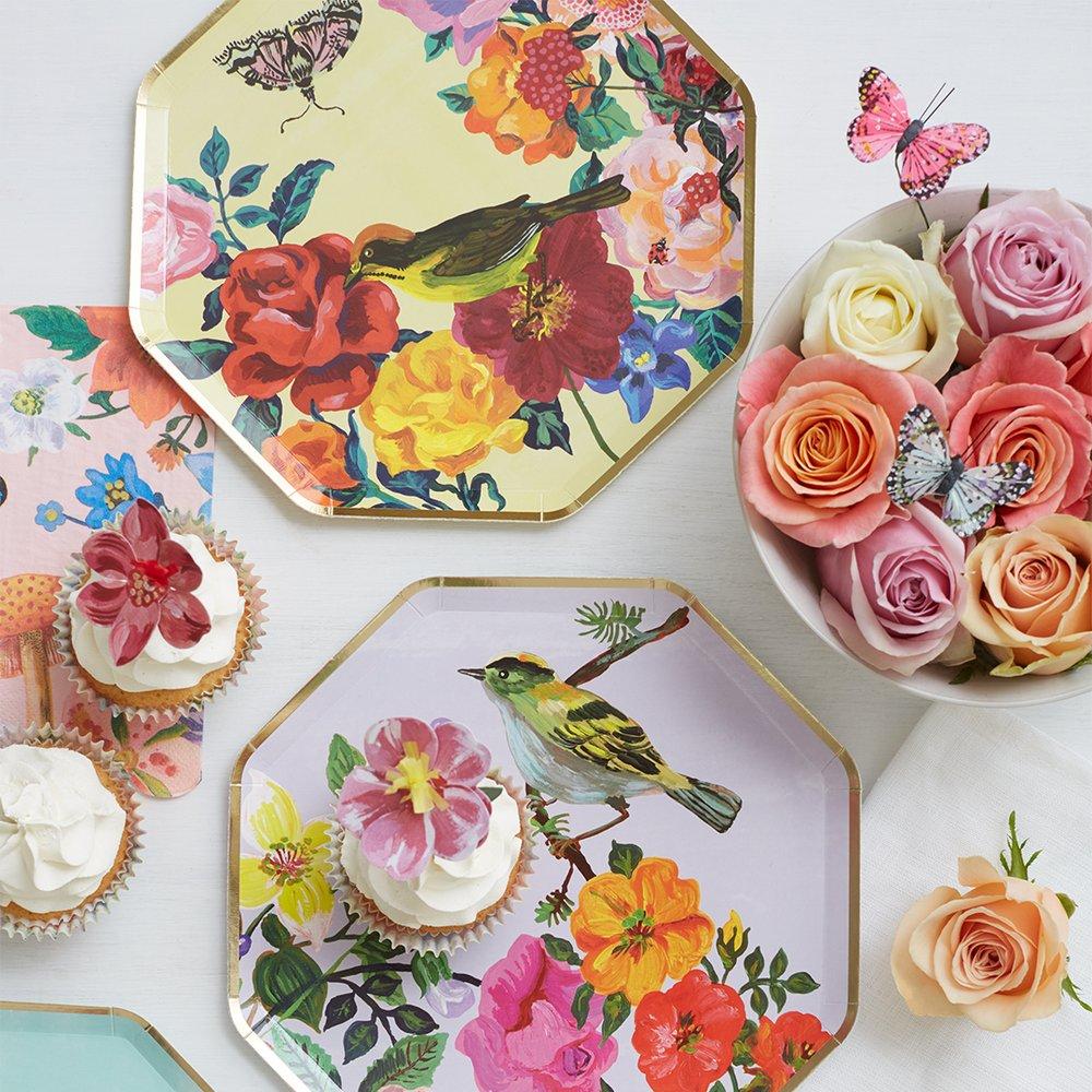 Nathalie Lete Flora Side Plates (set of 8)