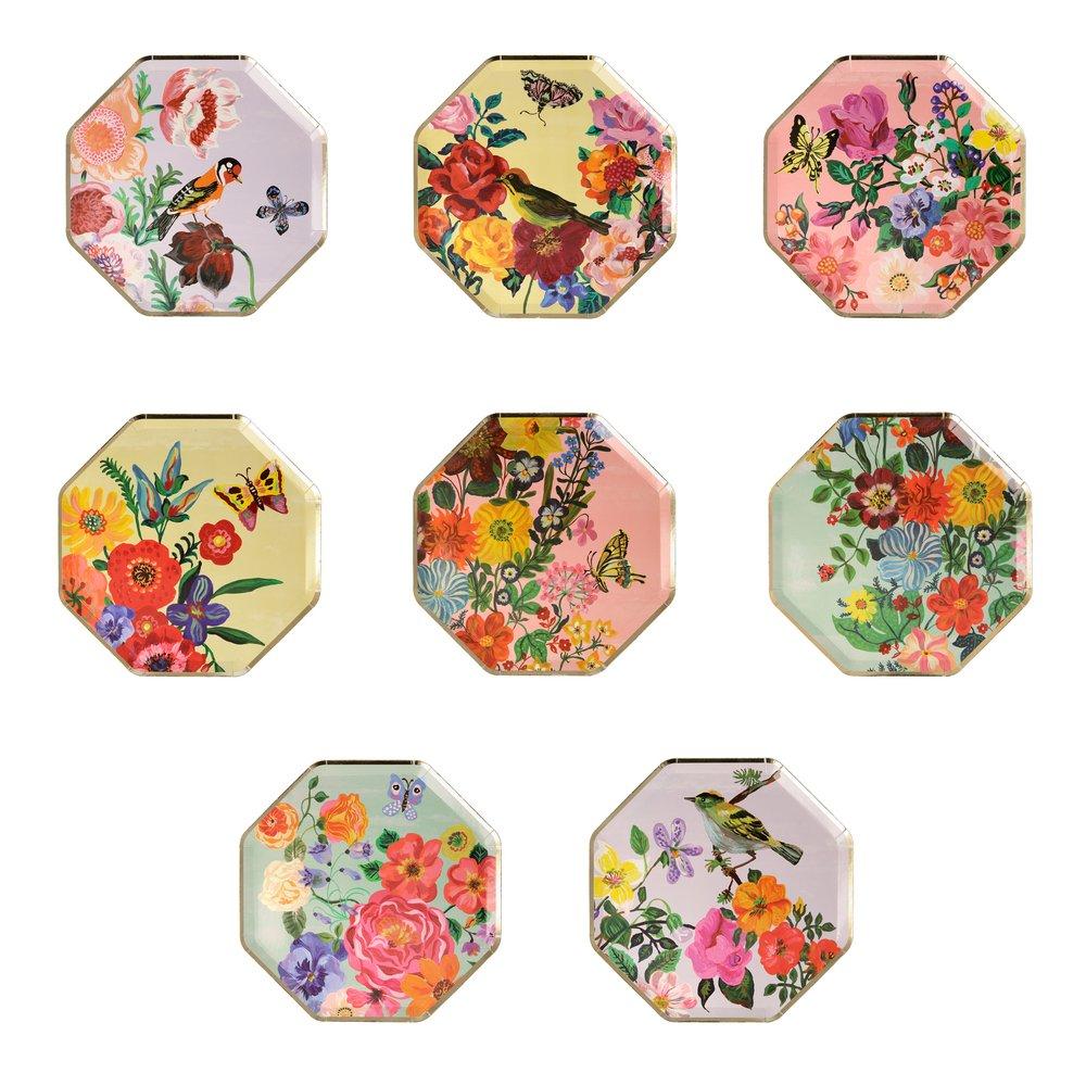 Nathalie Lete Flora Side Plates (set of 8)