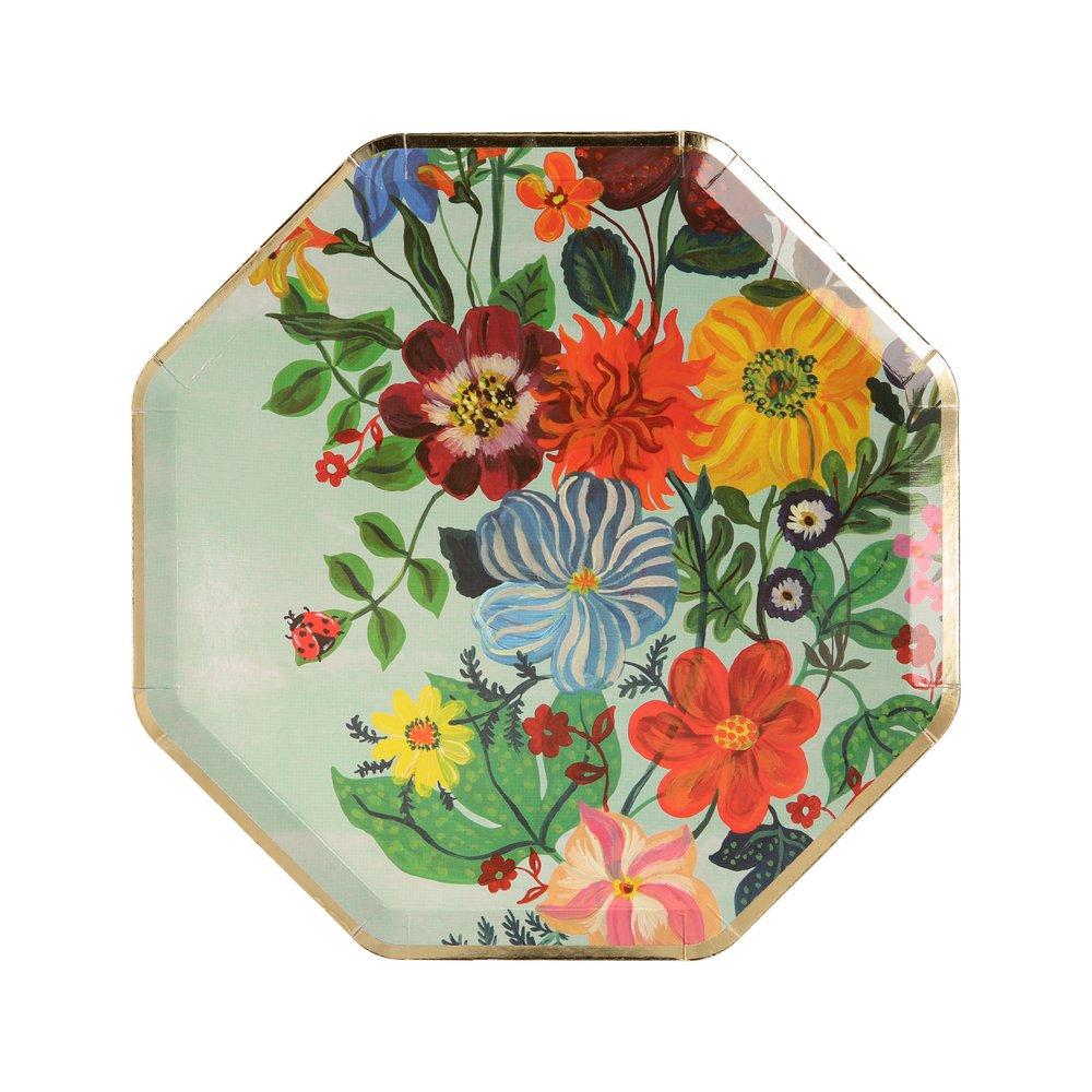 Nathalie Lete Flora Side Plates (set of 8)