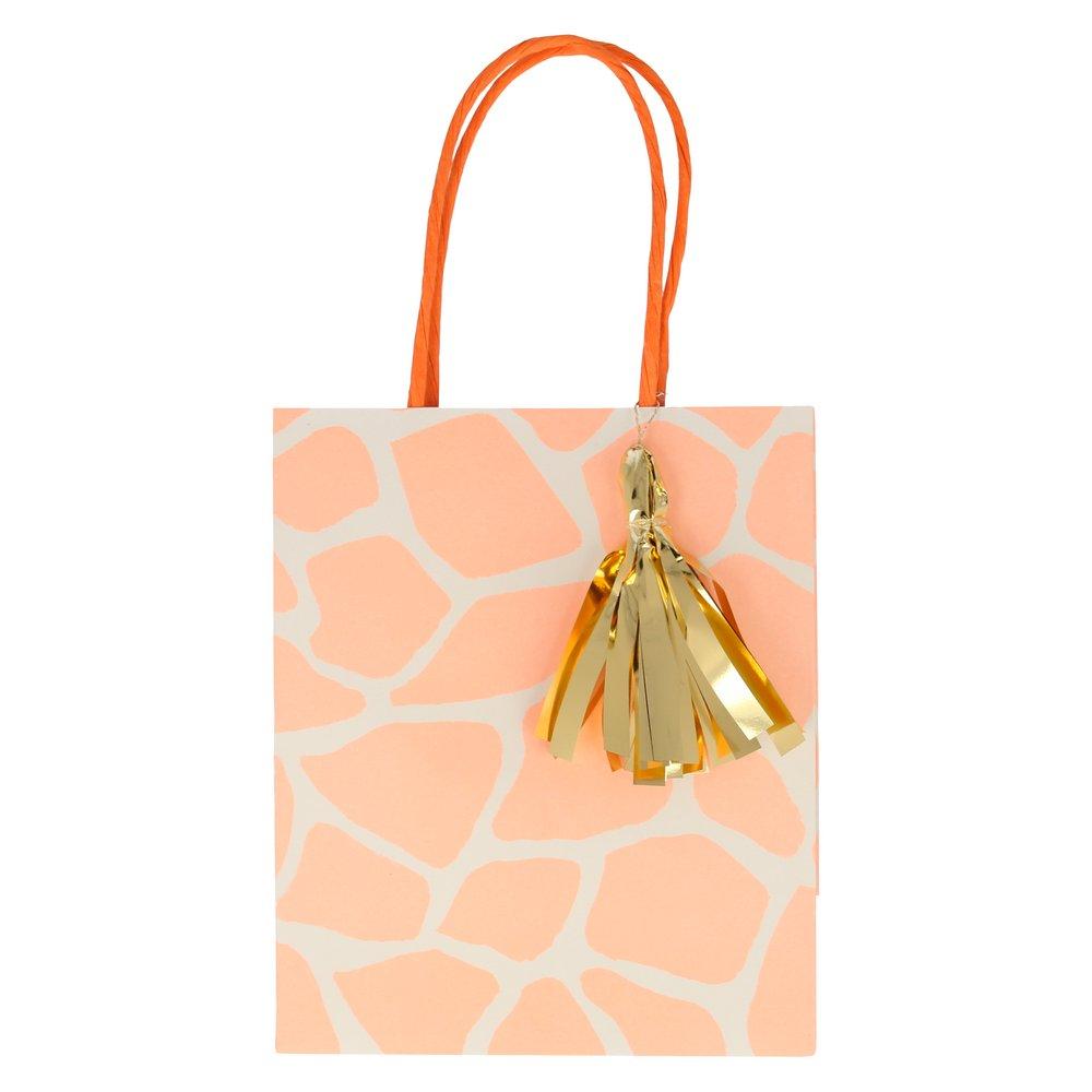 Safari Animal Print Party Bags  (set of 8)