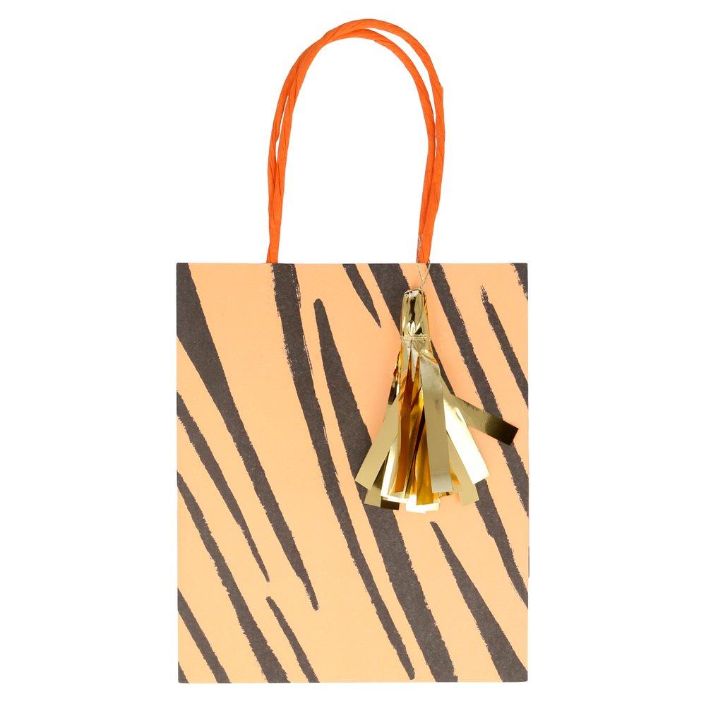 Safari Animal Print Party Bags  (set of 8)