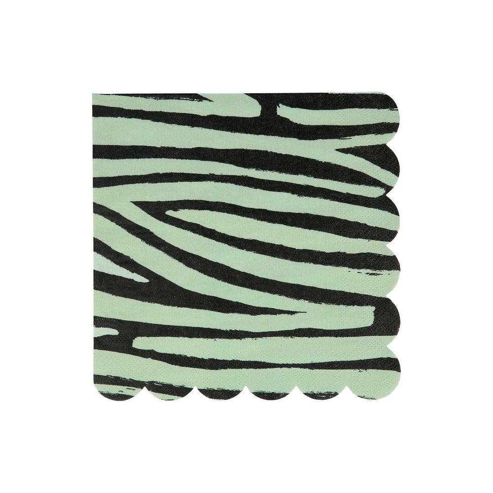 Safari Animal Print Large Napkins  (set of 16)