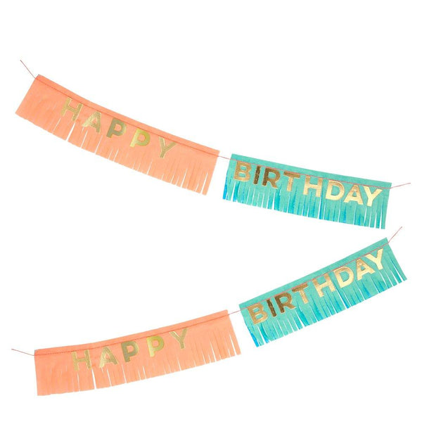 Birthday Fringe Garland Card