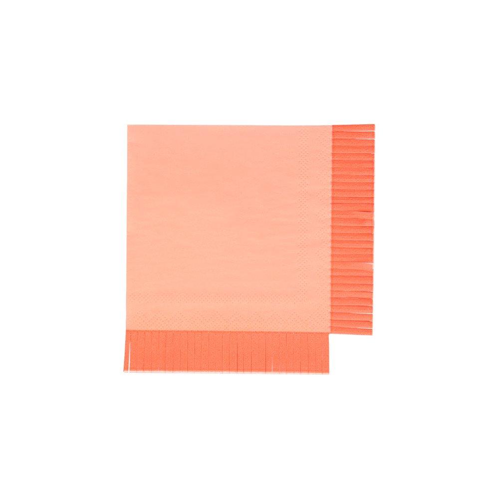 Neon Fringe Small Napkins (set of 20)