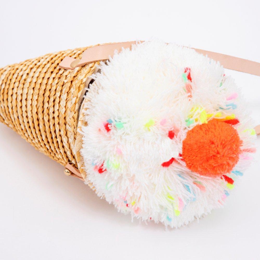 Ice Cream Straw Bag