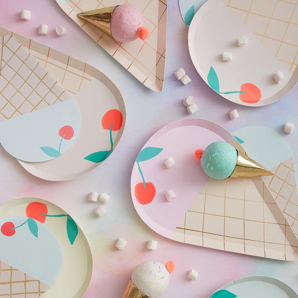 Ice Cream Plates (set of 8)