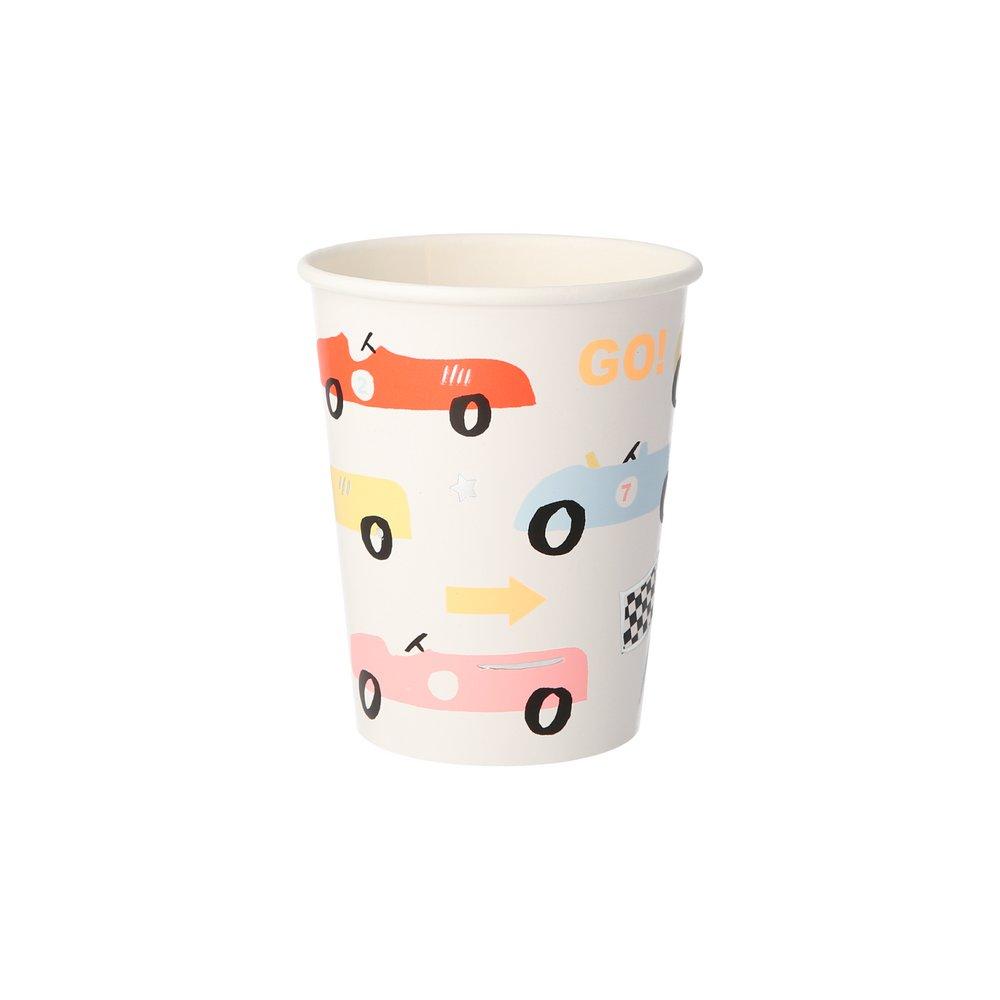 Race Car Party Cups (set of 8)