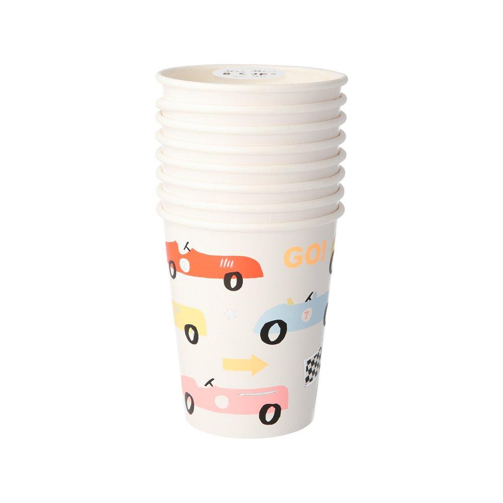 Race Car Party Cups (set of 8)