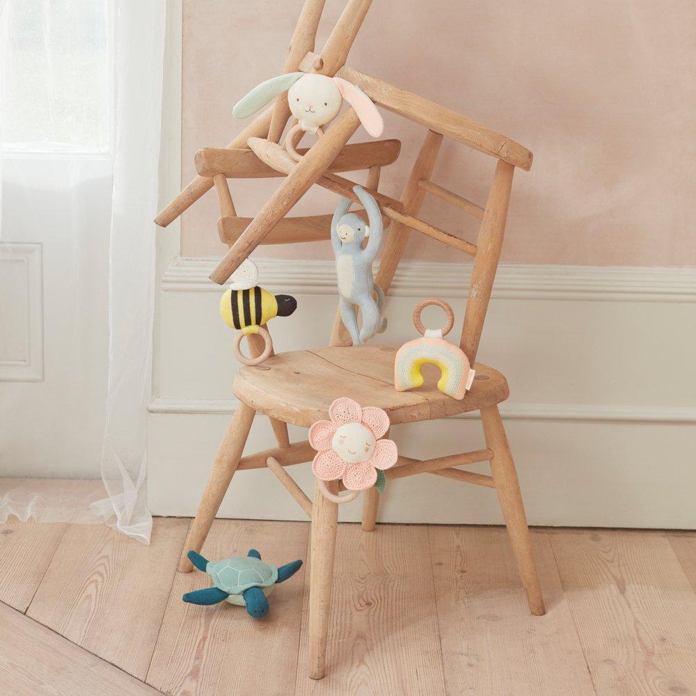 Bumblebee Baby Rattle