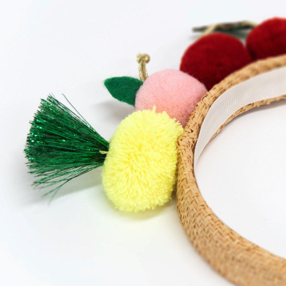 Fruit Pompom Headband