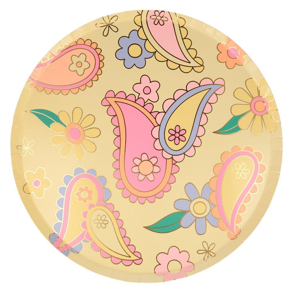 Psychedelic 60s Dinner Plates (set of 8)