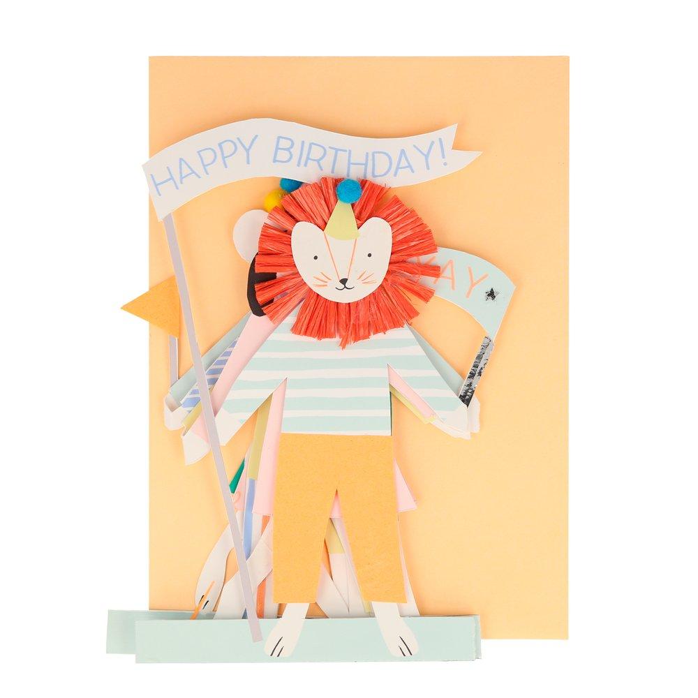 Party Animal Concertina Card