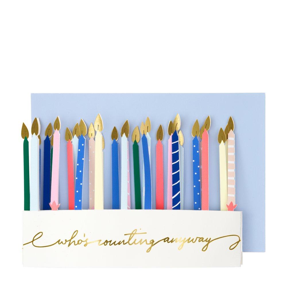 Candle Concertina Card