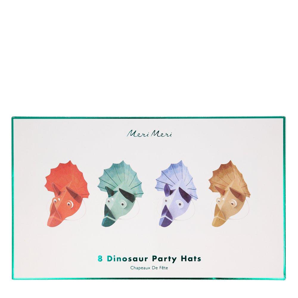 Dinosaur Kingdom Party Hats (set of 8)