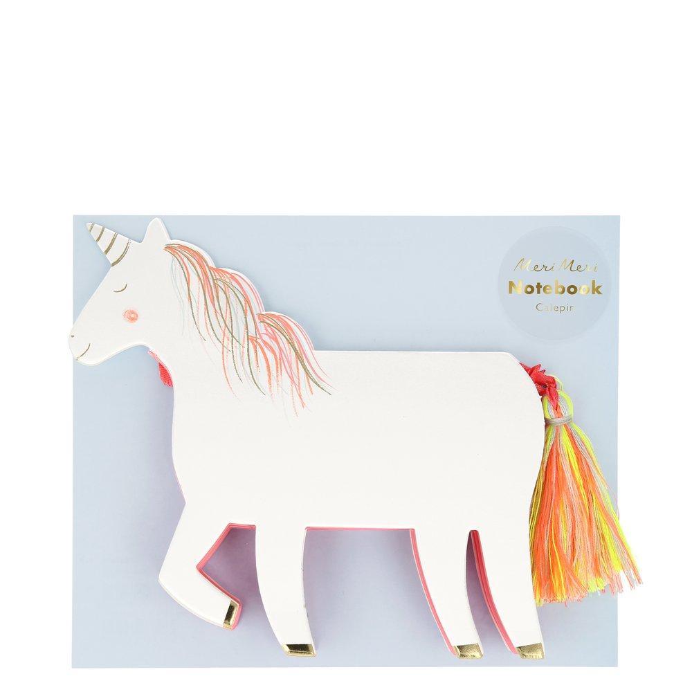 This notebook features a unicorn design, pink pages and a gorgeous tassel to use as a page saver. 