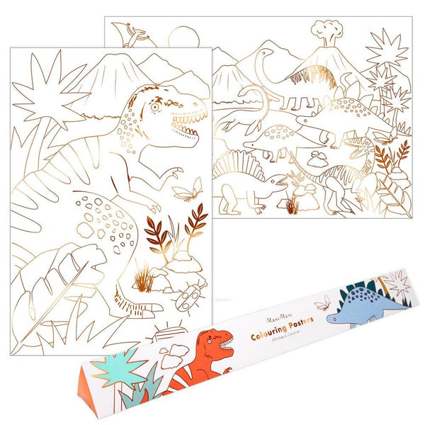 Dinosaur Kingdom Colouring Posters (set of 2)