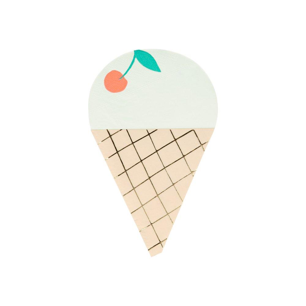 Ice Cream Napkins (set of 16)