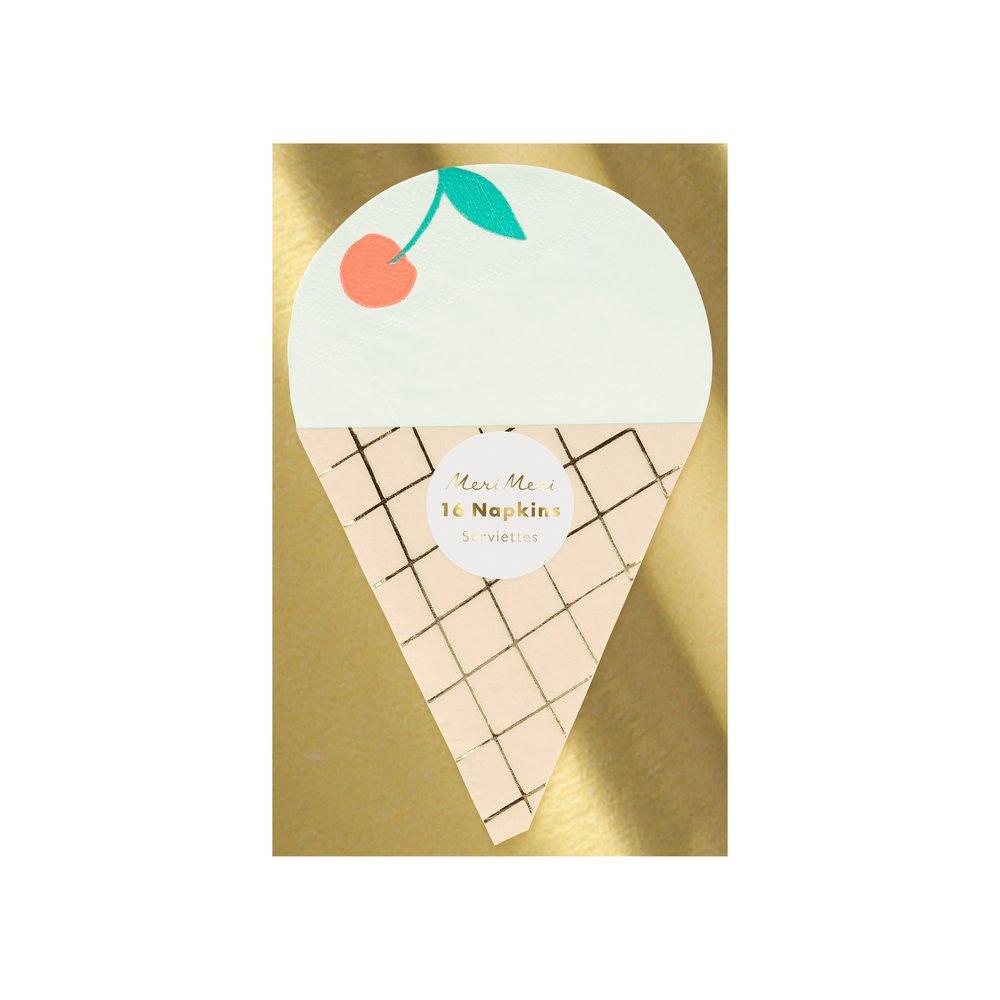 Ice Cream Napkins (set of 16)