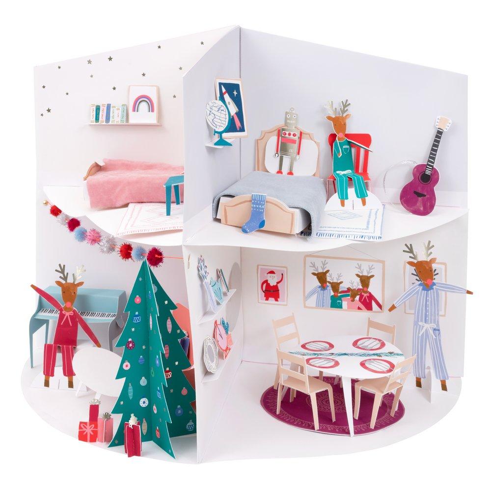 Festive House Paper Craft Advent Calendar