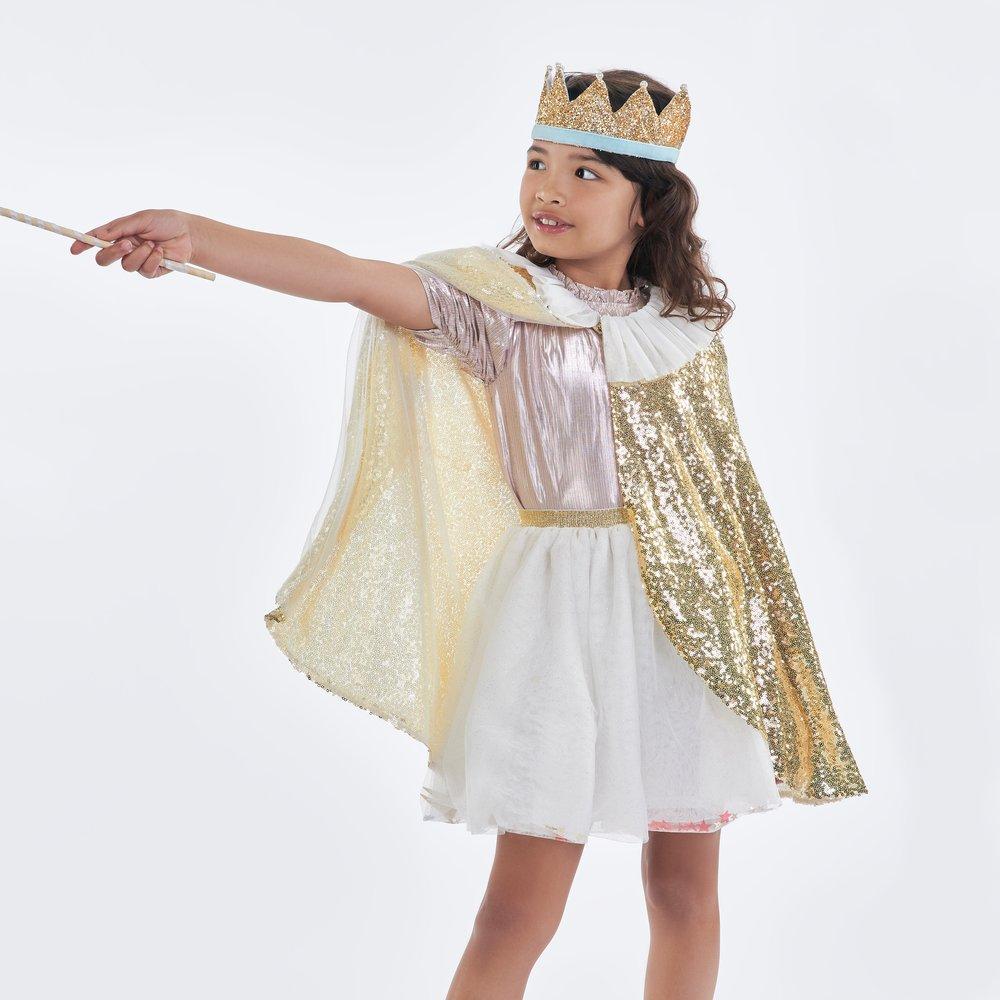 Gold Sparkle Cape Costume