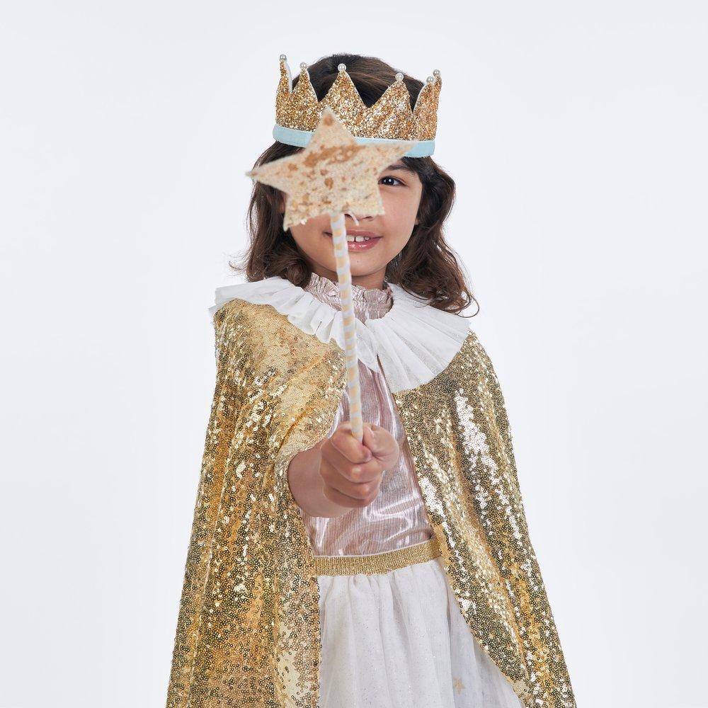 Gold Sparkle Cape Costume