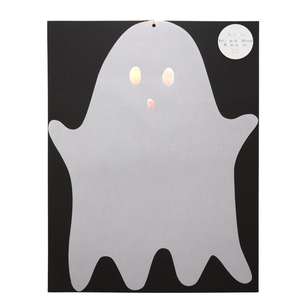 Scary Ghost Decorations (set of 10)