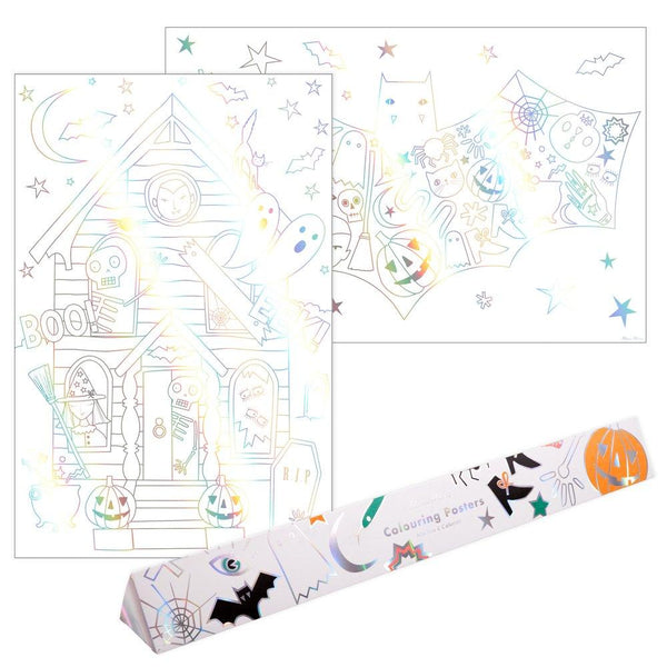 Halloween Colouring Posters