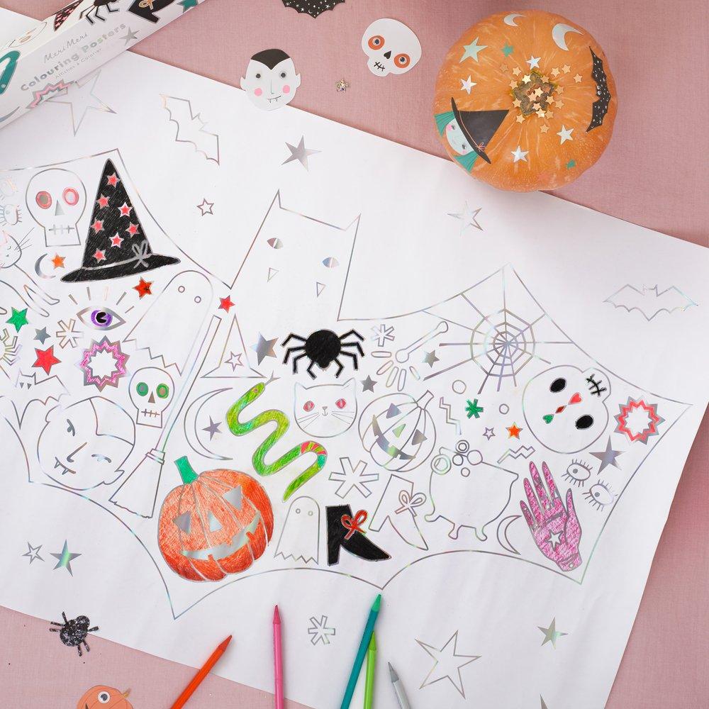 Halloween Colouring Posters (set of 2)