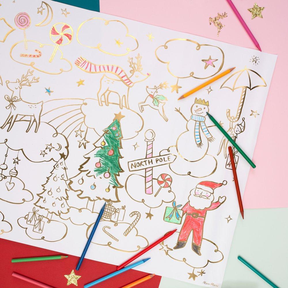 Christmas Colouring Posters (set of 2)