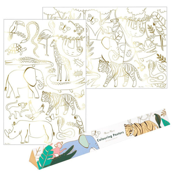 Jungle Colouring Posters (set of 2)