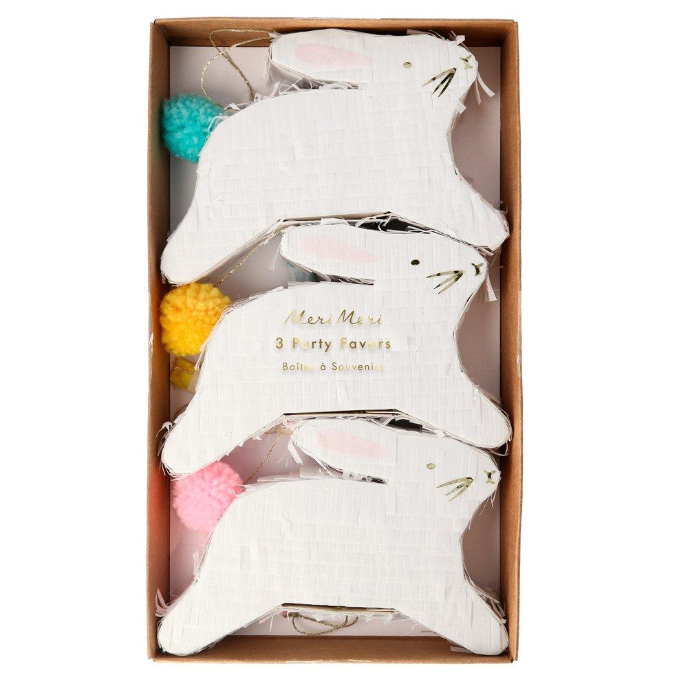 Leaping Bunny Pinata Favours (set of 3)