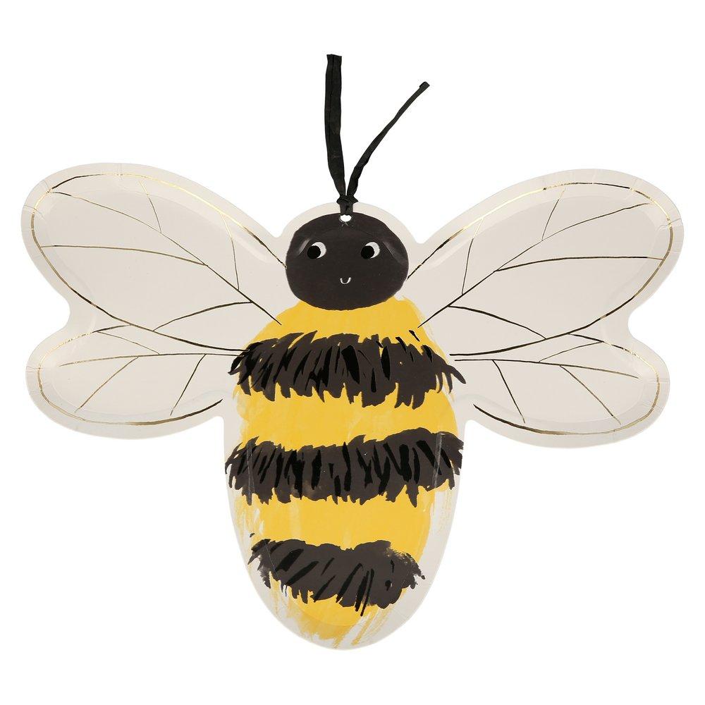 Bee Plates (set of 8)