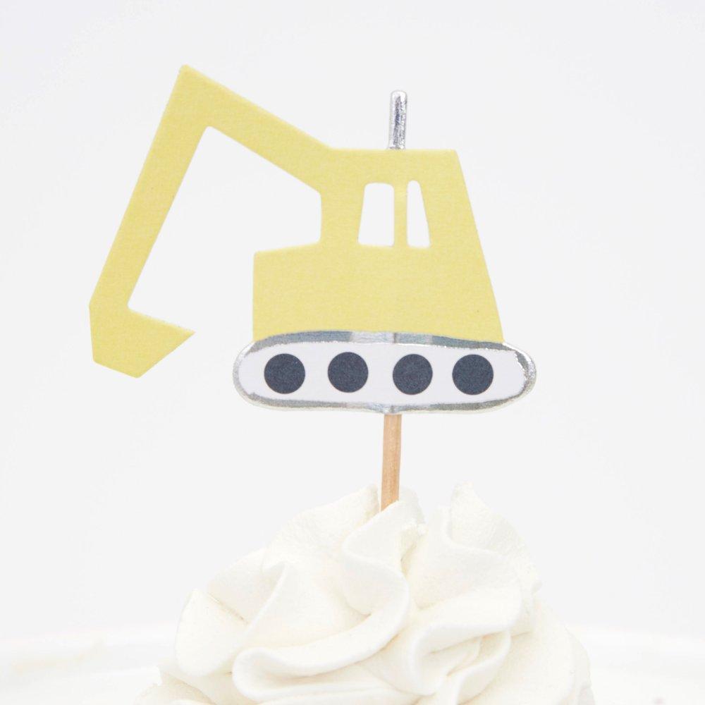 Construction Cupcake Kit (set of 24 toppers)