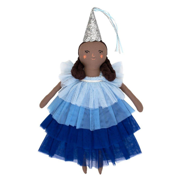Esme is a beautiful princess toy with a gorgeous tulle dress and silver glitter hat. 