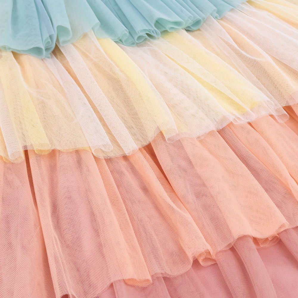 Rainbow Ruffle Princess Costume