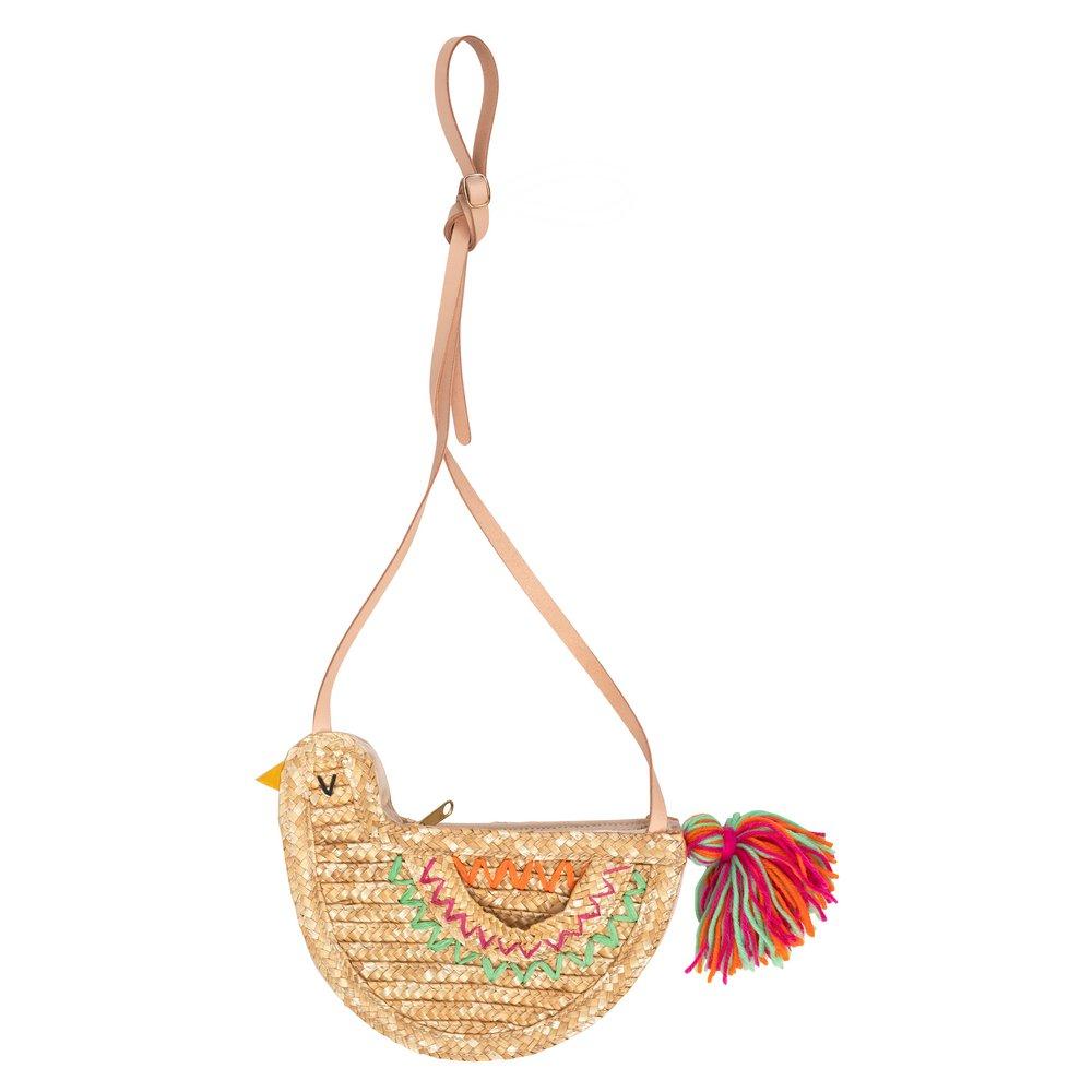 Bird Straw Bag